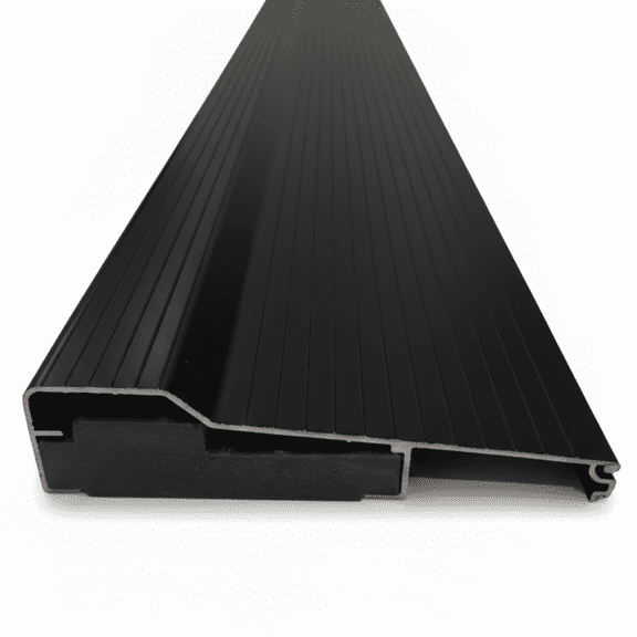 KC Hardware Black Aluminum Threshold, Threshold Extension, Heavy-Duty Short Width, Residential & Commercial Use, Adapts Seamlessly to Door Height 5-5/8" W (Black Threshold, 48" L)