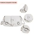 thumbnail image 2 of Bolso de hombro para mujer PU Spice Girl Crossbody Bag Y2K Cool Satchel Bags (Blanco), 2 of 7