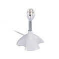 thumbnail image 2 of Mini Microphone USB Studio Discours Chat Chant KTV Karaoké Micro pour PC Ordinateur Portable avec Support (Blanc), 2 of 8