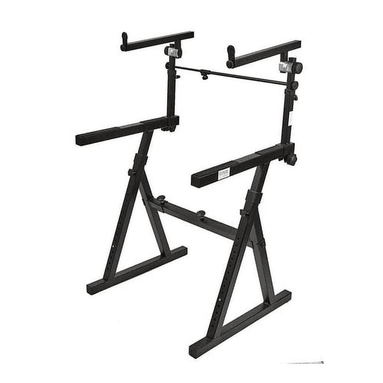 kento0910　サンド　2脚SET Knox Gear Z-Style Two Tier Electronic Keyboard Stand, Music Double