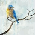thumbnail image 2 of Roko, Ken 26x26 White Modern Wood Framed Museum Art Print Titled - Little Blue Bird I, 2 of 4