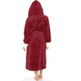 thumbnail image 4 of Dyfzdhu Robes for Women Winter Plush Lengthened Shawl Bathrobe Home Clothes Long Sleeved Robe Coat, 4 of 8