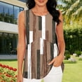 thumbnail image 6 of Hilenly Womens Tank Top Sleeveless Crew Neck Peplum Tops Loose Fit Casual Flowy Summer Clothes, 6 of 6