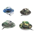 thumbnail image 2 of Guardurnaity Sombrero de sol de camuflaje para hombre y mujer, gorra plegable de poliéster, Color sólido, transpirable, decoración de cabeza de verano, Sombreros Camuflaje Guardurnaity AP013918-03, 2 of 6