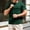 Green, variant on Men's 3D Textured T-Shirt, Geometric Grid Embossed Short Sleeve Casual Athletic Tee for Gym & Daily Wear Green