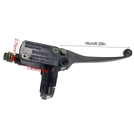 Motorcycle Front Brake Master Cylinder & Caliper Kit - Lower Pump Hydraulic Disc, Left Side, 130mm 1 thumbnail image