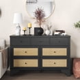 thumbnail image 4 of EastVita 7 Drawers Double Dresser with Wood Drawer Organizer for Living Room Entryway and Hallway, 4 of 7