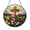 Acrylic 3.5 Inch, variant on Stained Glass Floral Cross Suncatcher Window Hanging, Wildflower Window Art for Home Interior Decor