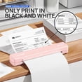 thumbnail image 4 of Impresora Térmica Portátil POLONO D810 Inalámbrica sin Tinta Rosa, 4 of 9