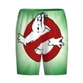 thumbnail image 4 of Ghostbusters Logo Men's Short Pajama Pants Lightweight Daily Lounge Shorts Bottoms Sleepwear Cozy Soft Home Pajama Pants Shorts, 4 of 9