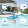 thumbnail image 4 of Pool Skimmer Basket Handle Universal Skimmer Basket Hook Set, Pool Basket Cleaning Tool No Need To Bend Down For Inground Pools, 1Pc Handle 1Pc Hook 1Pc Adapter 4Pc Screws, 4 of 7