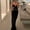 black, variant on Hollow Out Metal Ring Backless Sexy Long Dress Women's Halter V-Neck Sleeveless Dress, Solid Color