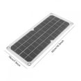 thumbnail image 2 of Tebru 10W18V Car Flexible Solar Panel Charging 12V Battery Dual USB 5V Phone Charge Outer Hanging Backpack Charge,Solar Panel,Phone Charge Solar Panel, 2 of 8