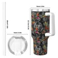Bingfone Multicolored Butterflies C for 40 Oz Stainless Steel Travel