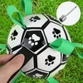 Dog Balls Indestructible Dog Soccer Ball Interactive Dog Ball for Large Dogs Herding Ball for