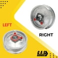 thumbnail image 4 of Overhead Garage Door Cable Drums Replacement for up to 8' High Door, Standard Lift, Pair (Left and Right) | Garage Door Drums Extension Repair | Fix Up to 8' Feet Garage Door Cable Drum Up, 4 of 11