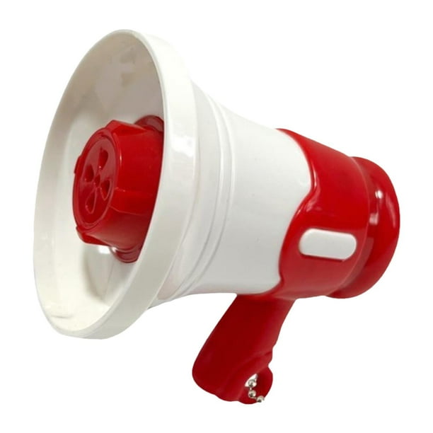 Mini megáfono de juguete con grabación, altavoz portátil de mano, amplificador de voz para niños Rosa