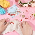 thumbnail image 3 of 32 Pcs Valentine's Day Stitch Markers Enamel Crochet Stitch Marker Charms Removable Leverback Hoop Locking Stitch Marker, 3 of 6