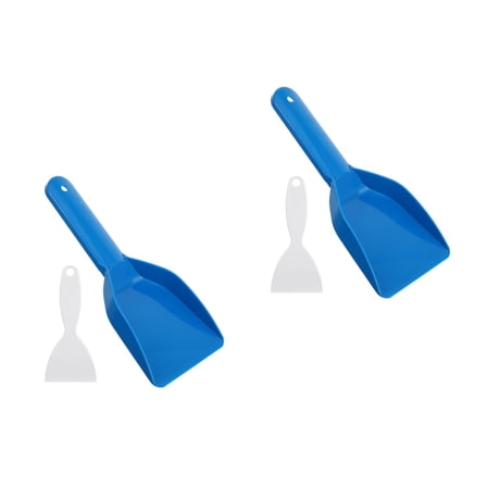 2 Count Fridge Ice Scrapers Snow Blower Cleaning Tools Shovel Deicer