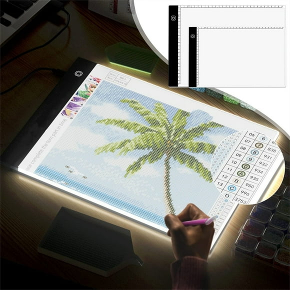 Sentmoon Electronics Gadgets Portable A4/A5 Tracing LED Copy Board Light Box Slim Light Pad USB Power Copy Drawing Board Tracing Light Board For Artists Designing Animation Sketching Electronics Gadg