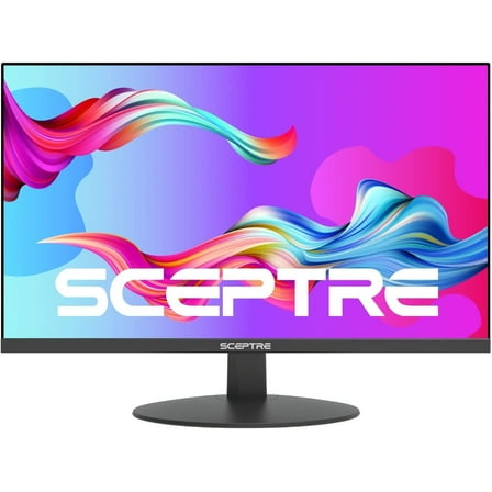 Sceptre E248W-FPT 24" 1080p IPS Computer Monitor with HDMI, VGA, Built-in Speakers, Black