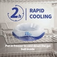 thumbnail image 5 of All For Paws Chill-Out Cooling Pet Feeder for Dogs & Cats, 500 ml Cooler Bowl, 5 of 9