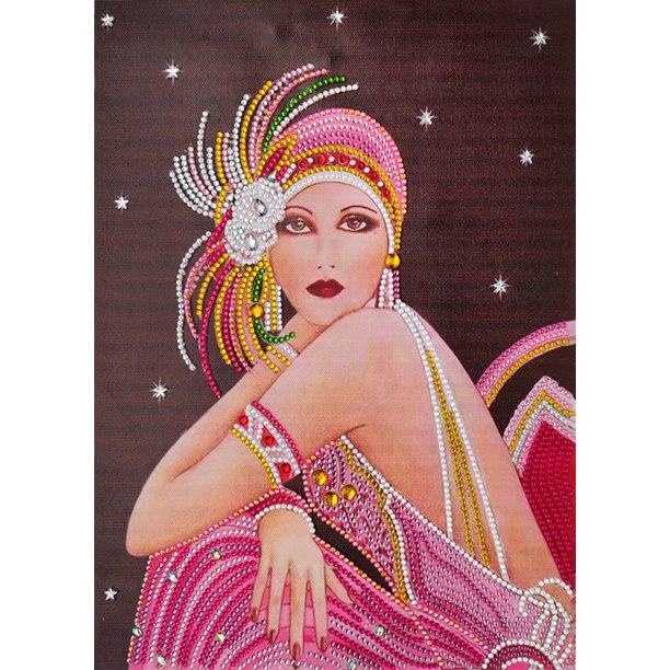 Pintura de diamante 5D DIY con forma especial, kits de pintura de diamante para adultos con diamantes de imitación, manualidades con diamantes para decoración de la pared del hogar (30 x 40 cm)