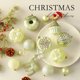 thumbnail image 4 of Adornos de bolas navideñas de 6/8/10 cm, decoración de fiesta de árbol de Navidad verde claro, nuevas esferas navideñas colgantes 2024 nuevo, 4 of 5