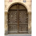 thumbnail image 3 of Christensen, Jim 19x24 Black Modern Framed Museum Art Print Titled - Prague Door VI, 3 of 5