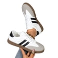 thumbnail image 2 of EKVAHL Women’s Retro Sneakers Anti Slip Rubber Sole Casual Walking Shoes Orthopedic Low Top Comfortable Flat Training Shoes Round Toe Lightweight Daily Commute Footwear for Women, 2 of 6