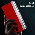 thumbnail image 5 of TECH CIRCLE OnePlus Nord N200 5G Case, Ultra-Thin Slim Premium Leather Luxury Business Shockproof Bumper Full Body Protective Magnetic Kickstand Cover for OnePlus Nord N200 5G 6.49 inch, Red, 5 of 6