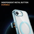 thumbnail image 4 of Decase Magnetic Case for iPhone 16e,Compatible with Mag-safe,Military-Grade Protection,Slim Stylish Non-Yellowing Shockproof Case for iPhone 16e,Clear Anti-Scratch Back Cover,Blue, 4 of 8