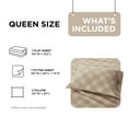 thumbnail image 6 of Regency Heights Queen Size Cotton Flannel Sheet Set, 4-Piece Flannel Bed Sheets Queen, 100% Cotton Bed Sheets Set with Deep Pocket, Tan Plaid, 6 of 6