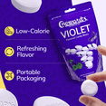 thumbnail image 2 of Choward's Violet Flavored Mints Candy Bag, Low-Calorie, Breath Freshener, Resealable Bag for Freshness, (4 oz, 64 individually wrapped mints), 2 of 8
