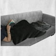 thumbnail image 6 of Galaxy Soft Flannel Fleece Blanket, Planet Earth Rocky Cliffs of Moon Lunar Panorama Art Cosmos Outer Space Print, Cozy Plush for Indoor and Outdoor Use, 60" x 80", Blue Black Grey, by Ambesonne, 6 of 6