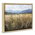 thumbnail image 2 of Stupell Industries Traditional Sunlit Meadow Beneath Mountains Gold Floating Frame Canvas Art, 21 x 17, by Heidi Kuntz, 2 of 8