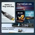 thumbnail image 7 of 8K USB C to HDMI 2.1 Cable Adapter  8K60Hz  Type C to HDMI Cable for Thunderbolt 3 Compatible with MacBook Pro  for ipad pro  Laptop (8k60HZ usb c to hdmi,1m), 7 of 7