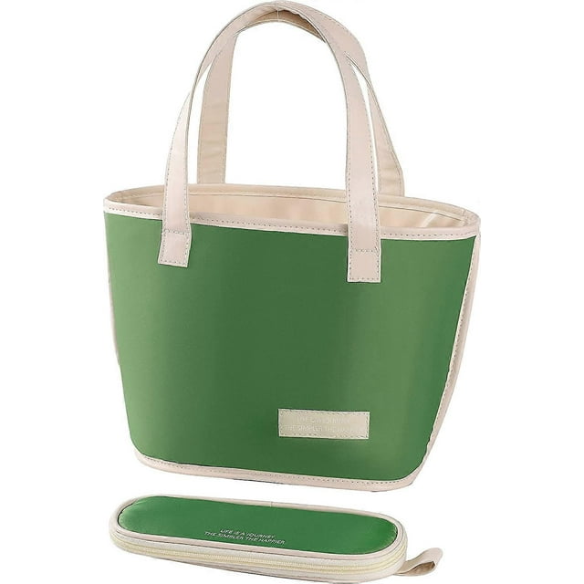 Lunch Bags Women Insulated Lunch Box Adult For Women With Pocket For Office Work Picnic Shopping (B-Green)