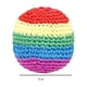 thumbnail image 3 of Lekihaqq Handmade Knitted Footbags Set Juggling Balls Crochet Kicking Sacks Active Play Toys, 3 of 8