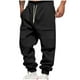 thumbnail image 2 of Ceisia Men's All-Season Solid Color Workwear Gift Sweatpants - Elastic Waistband Drawstring Pocket Oversized Comfort Pants, 2 of 9