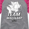 thumbnail image 3 of Pokémon - Team Magikarp - Girls Raglan Graphic T-Shirt, 3 of 5
