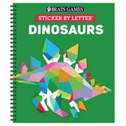Brain Games - Sticker by Letter: Brain Games - Sticker by Letter: Dinosaurs (Sticker Puzzles - Kids Activity Book) (Other)
