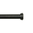 thumbnail image 2 of EXCLUSIVE HOME Topper 1" Curtain Rod and Coordinating Finial Set, Oil Rubbed Bronze, Adjustable 66"-120", 2 of 7