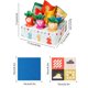 thumbnail image 3 of Juguete sensorial para tirar zanahorias | Actividad de motricidad fina con 6 zanahorias y 6 trapos | Aprendizaje temprano para reconocer colores y números | Tapete de juego reutilizable, 3 of 6