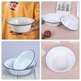 thumbnail image 2 of PAMINGONO Large Enamel Kitchen Basin Bowl, Multi-Purpose Enamelware for Cooking, Washing, and Food Prep, 1 Piece, 2 of 8