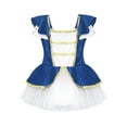 thumbnail image 3 of inhzoy Kids Girls Miss Santa Claus Tutu Dress Ballet Figure Skating Dance Leotard Chrismas Party Costume Royal Blue 8, 3 of 9