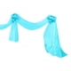 thumbnail image 4 of Tul con lazo de poliéster para decoración festiva de fiestas de bodas turquesa, 4 of 6