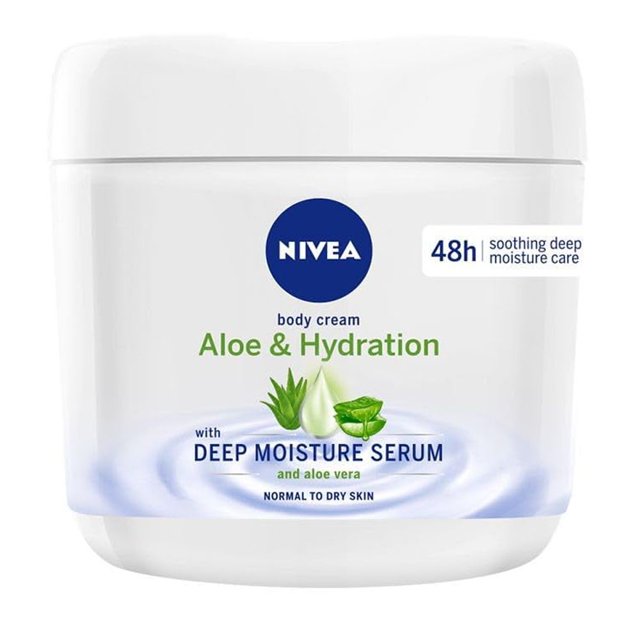 Crema Corporal NIVEA Aloe e Hidratação 400 mL 48h Hidratación Profunda