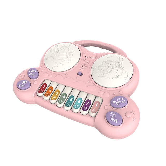 Juguete de piano para niños Bling Bling juguete de piano de batería musical educativo