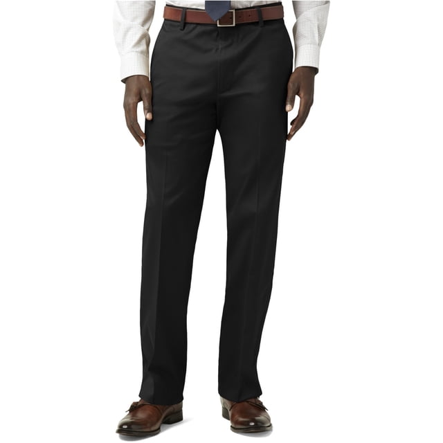 Dockers New Iron Free D2 - Pantalones casuales para hombre, color negro, 33 W x 30 L